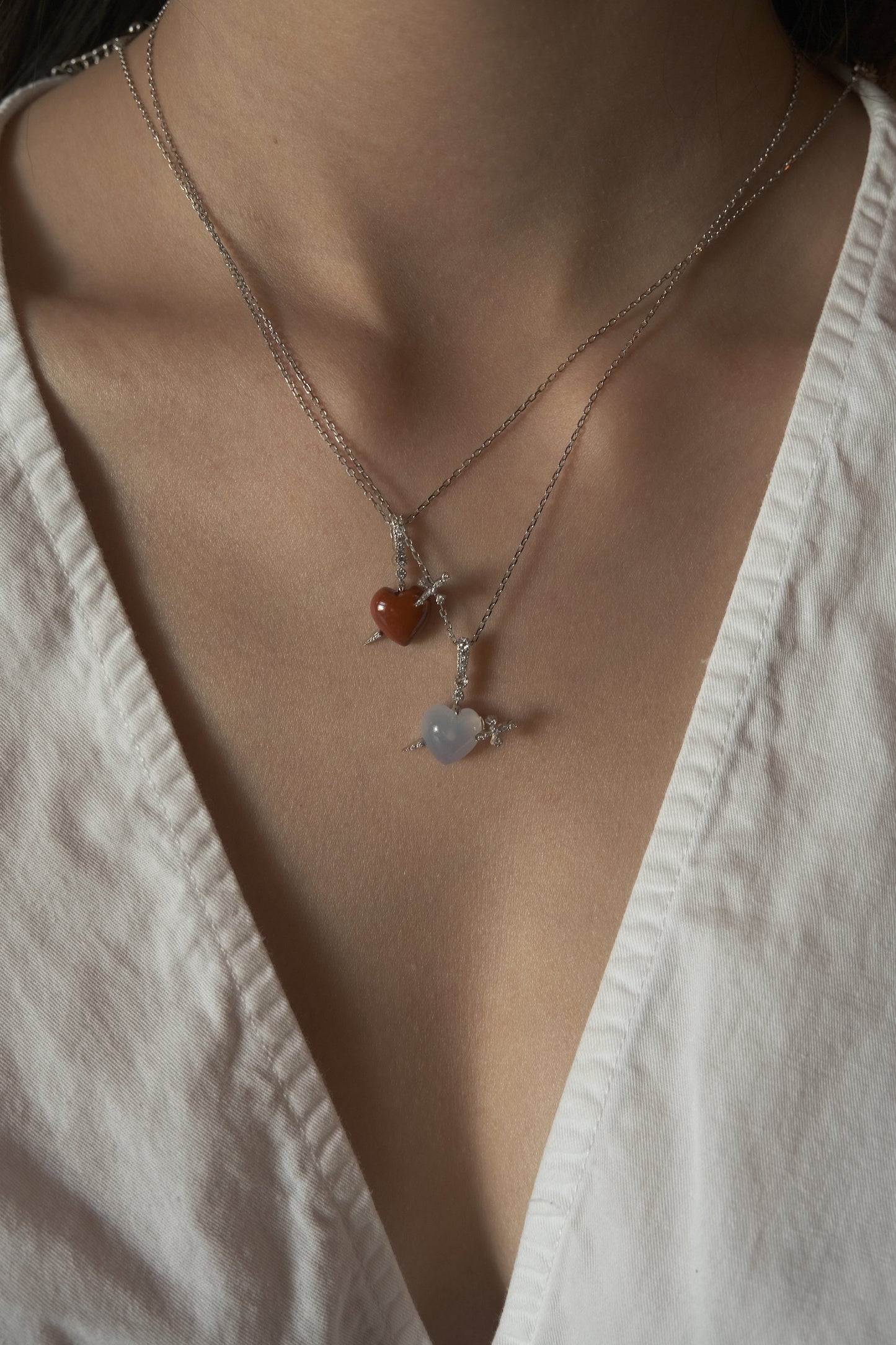 BRAVE HEART RED JASPER NECKLACE