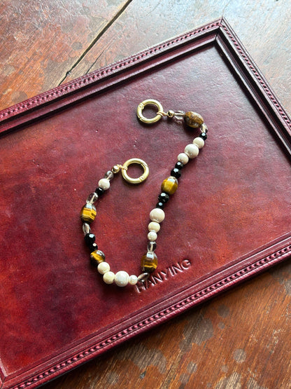 CRYSTAL BEADED PHONE CHARM