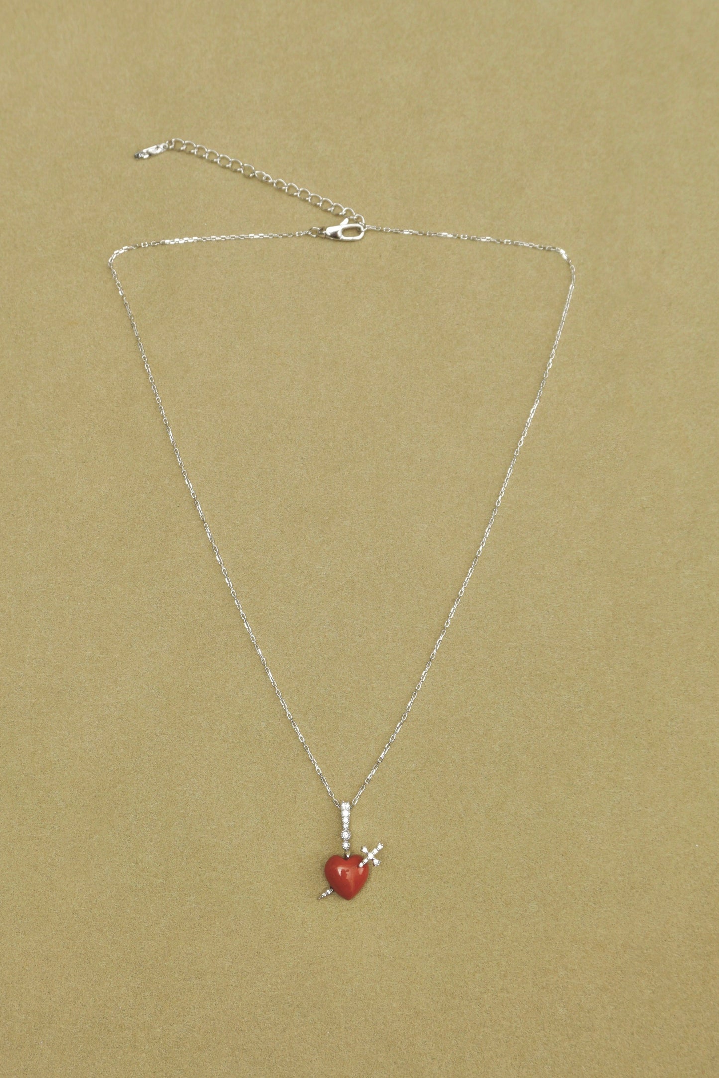 BRAVE HEART RED JASPER NECKLACE