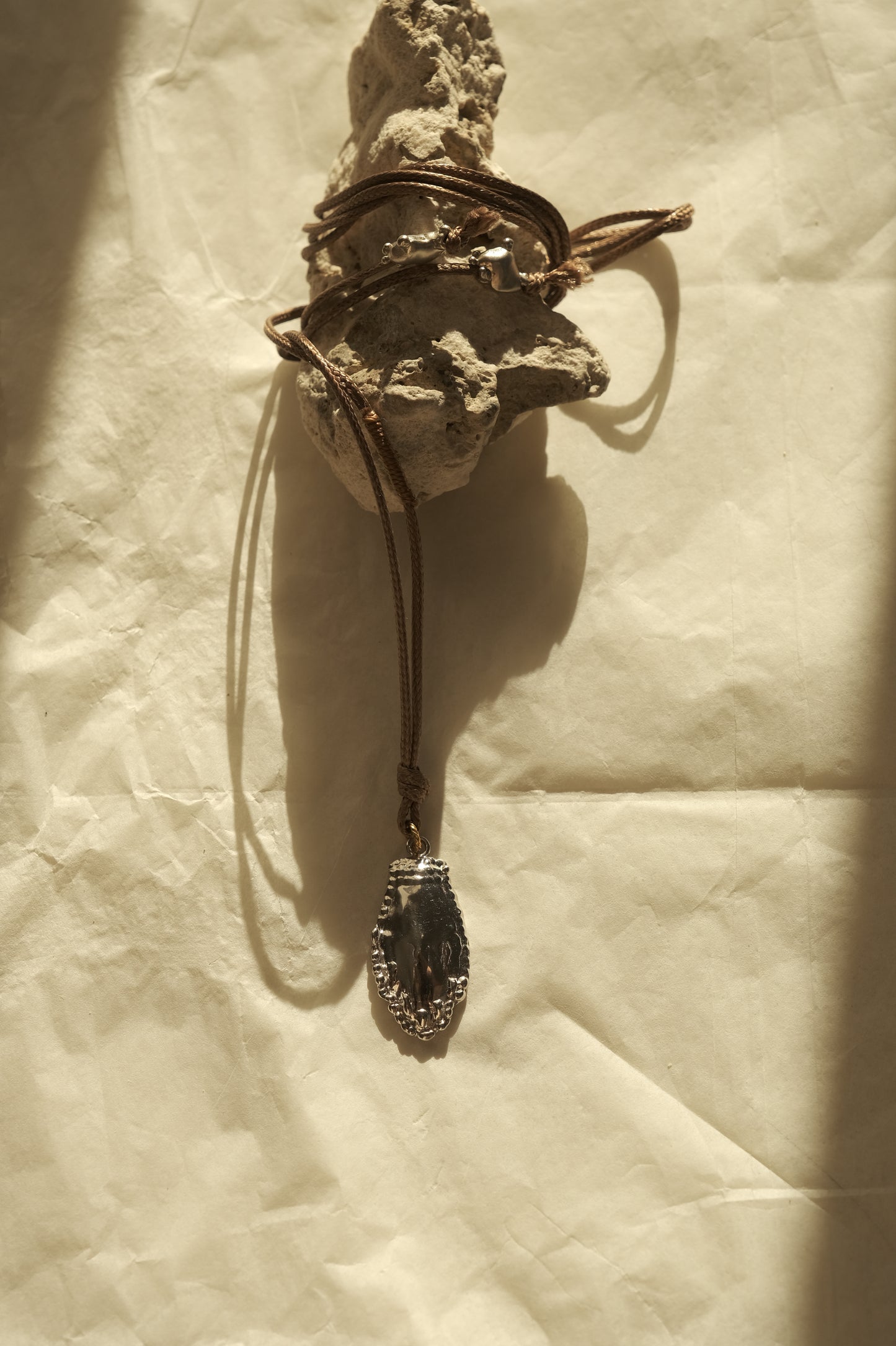 PALM BRAIDED NECKLACE