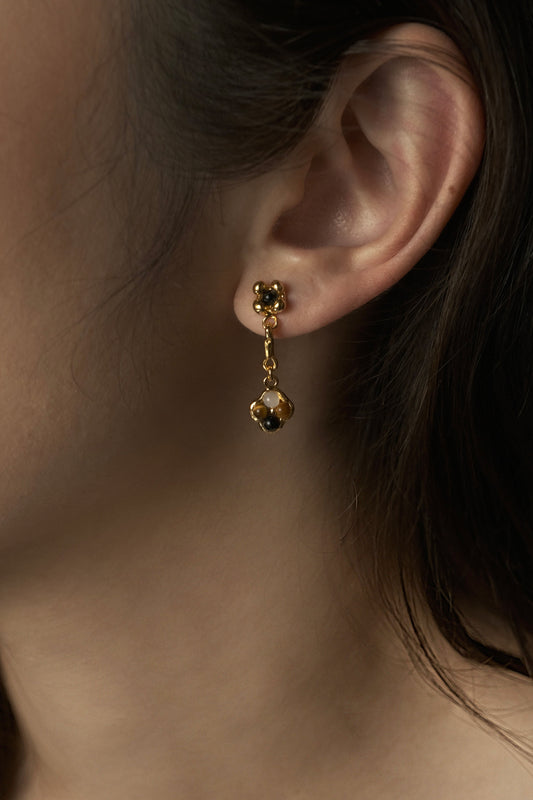GEMINI BLOSSOM DROP EARRINGS