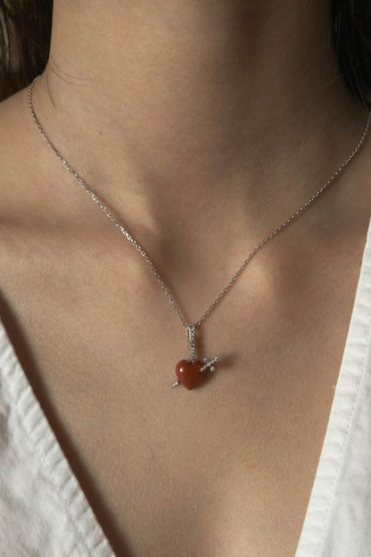 BRAVE HEART RED JASPER NECKLACE