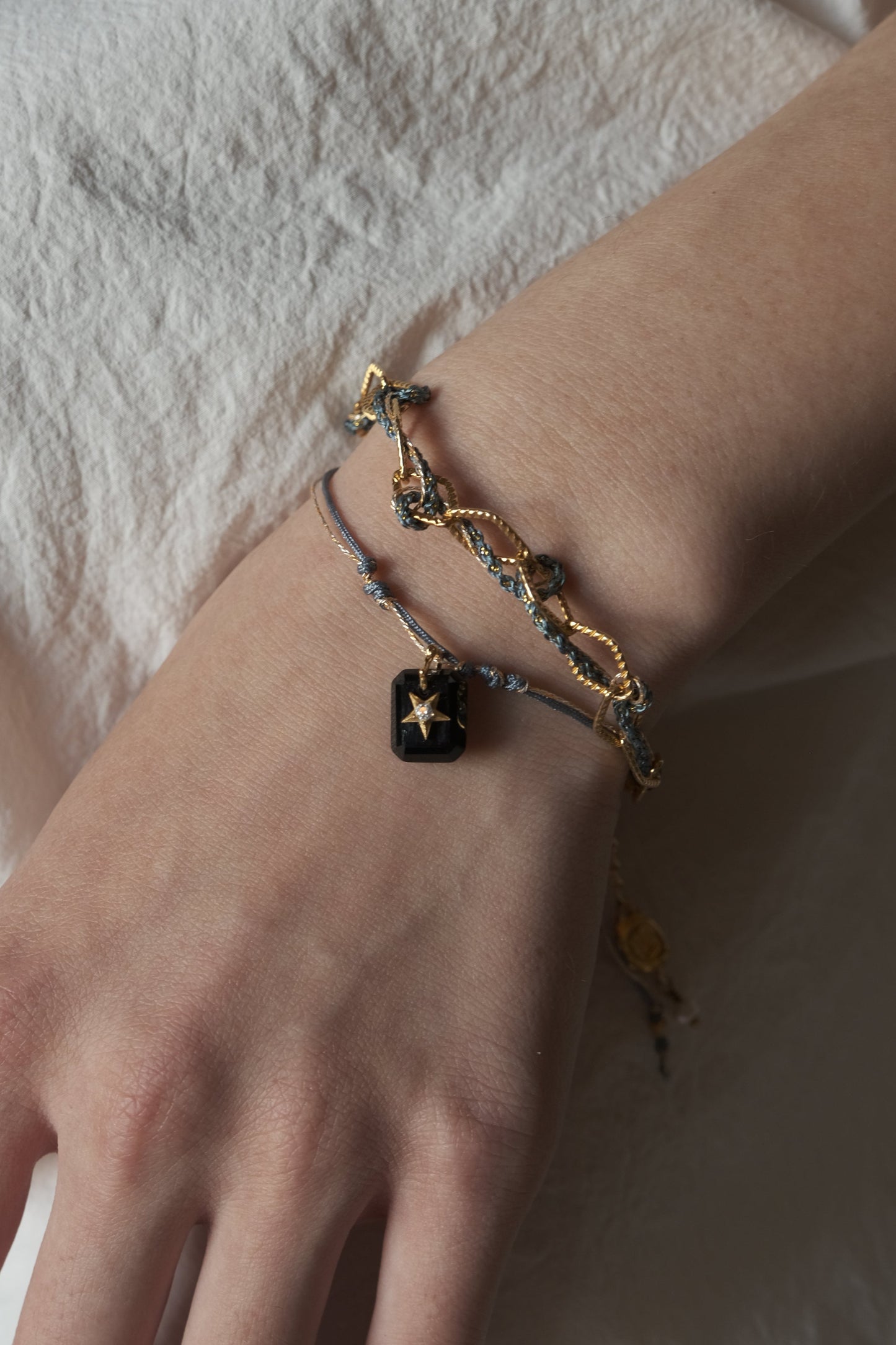 RHOMBUS BRAIDED BRACELET