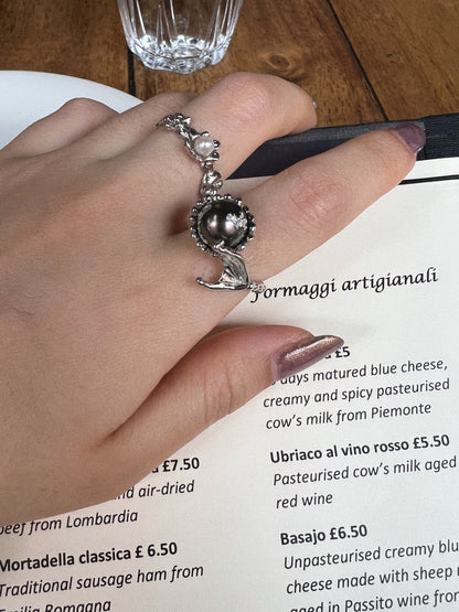 MERMAID RING (SILVER）