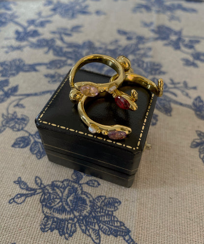 ADJUSTABLE RING WITH DOLL'S FACE