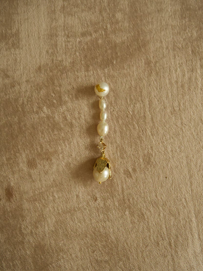 FRESH WATER PEARL DROP EARRINGS SINGLE