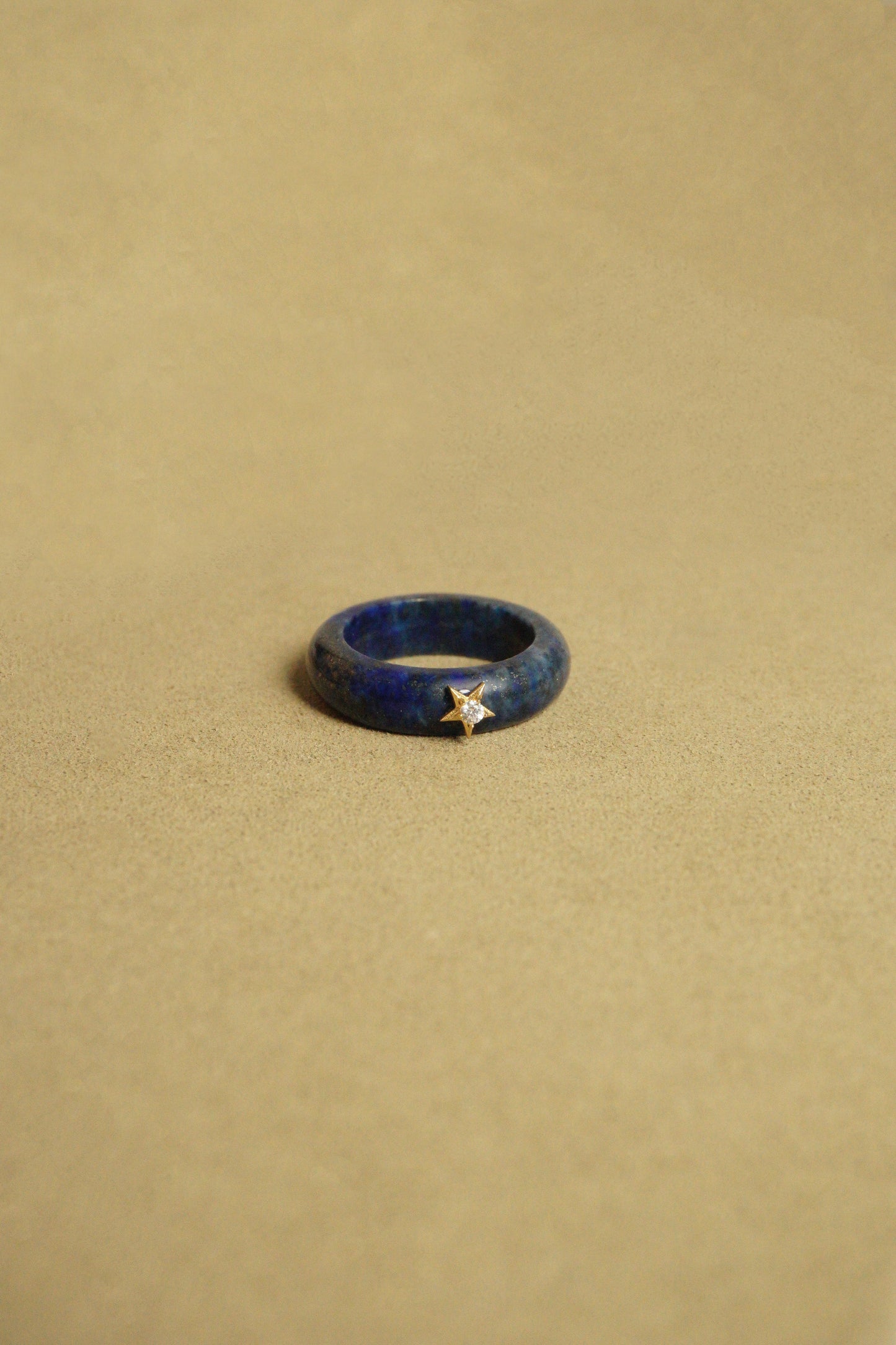 LAPIS LAZULI STAR RING