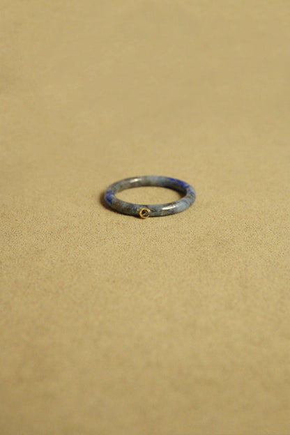 LAPIS LAZULI MOON RING