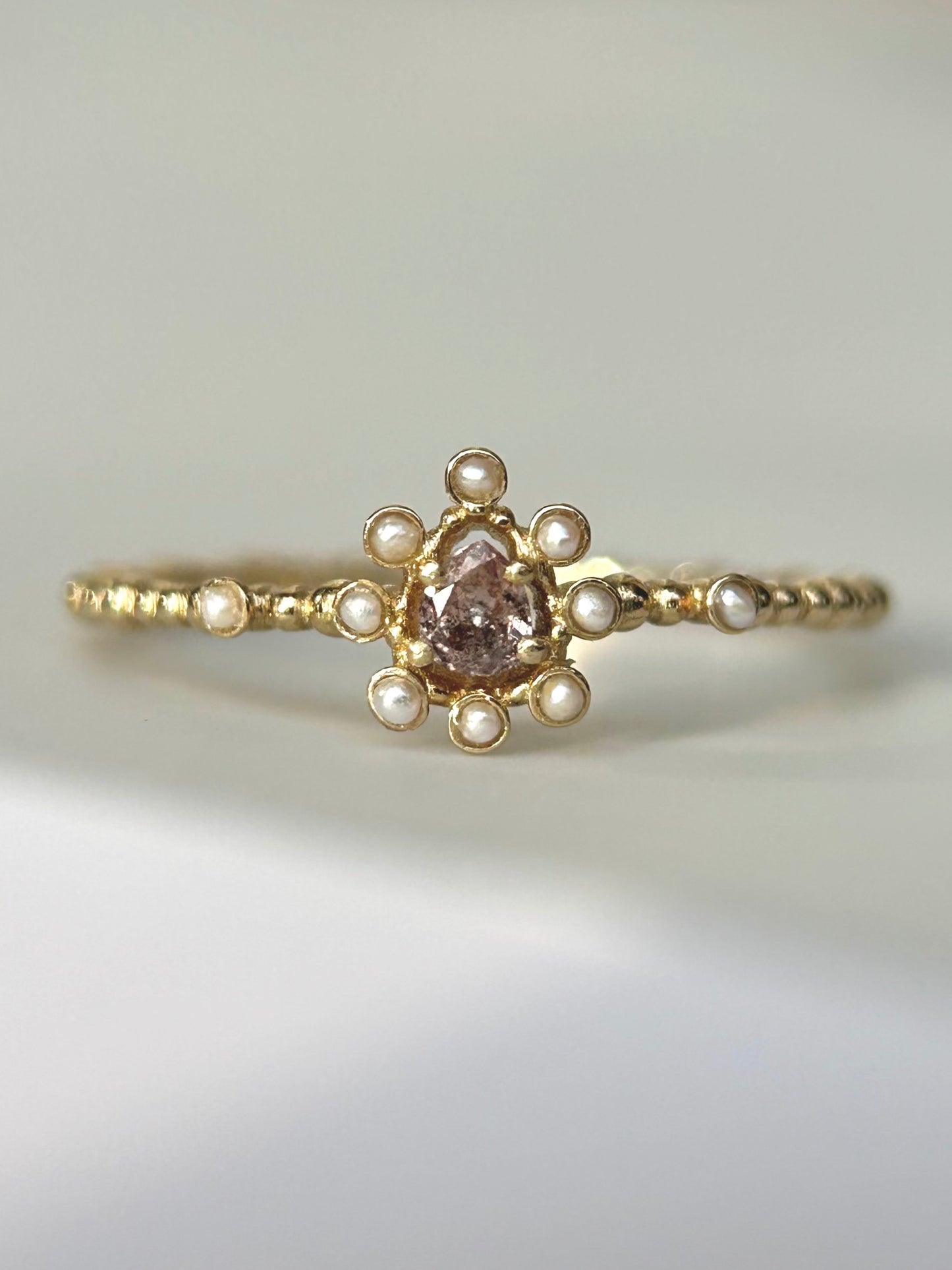 SCABISH PEARL DIAMOND RING