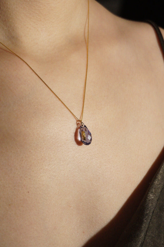 TEARDROP PENDANT WITH SWAROVSKI CRYSTAL