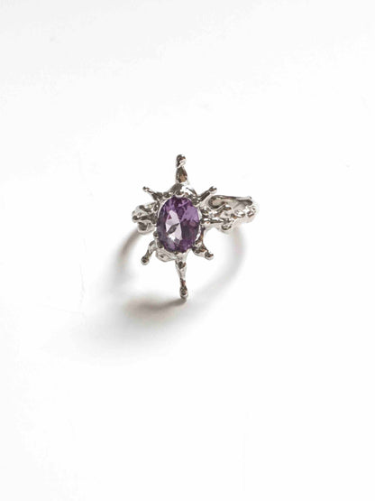 OVAL VIOLET TALISMAN RING