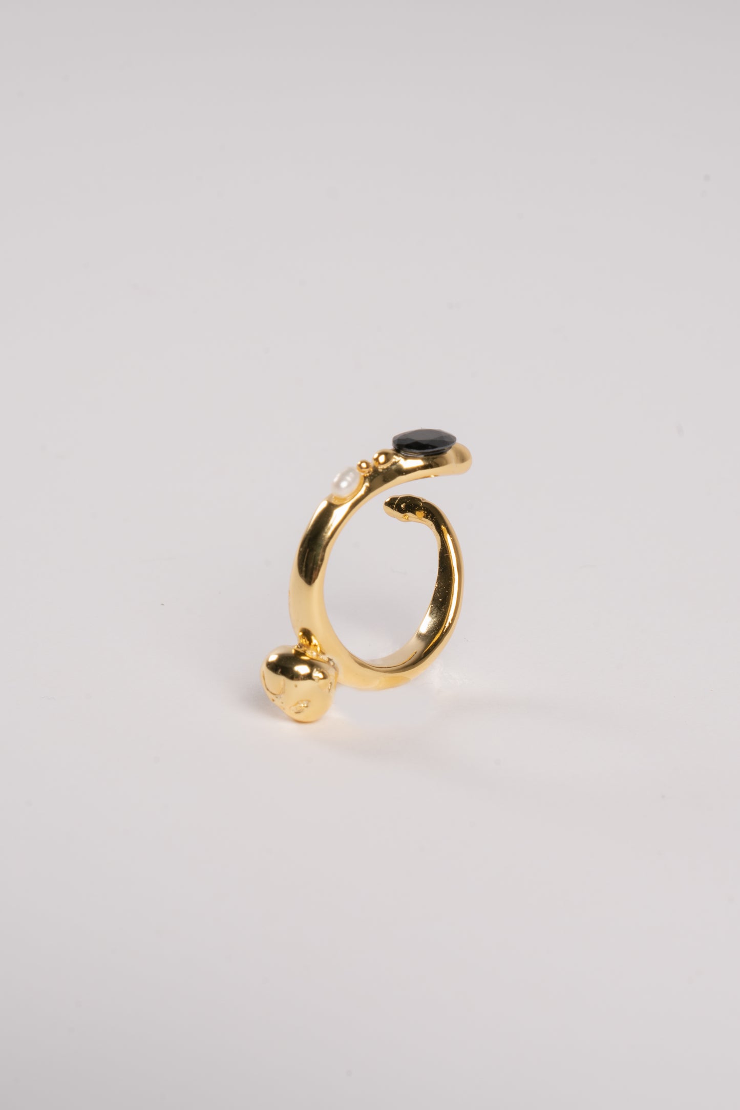 ADJUSTABLE RING WITH DOLL'S FACE