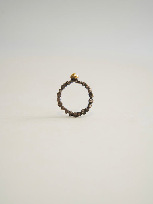 BICOLOUR RING (BLACK)